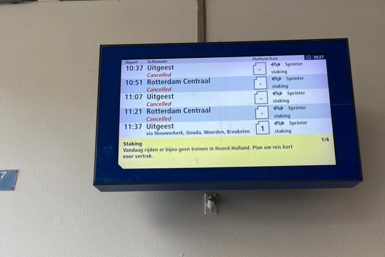 Opnieuw minder treinen tussen Rotterdam en Utrecht centraal